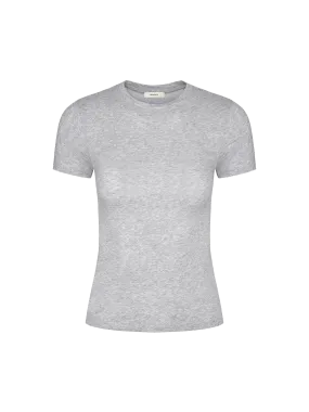 Women's 365 Cotton-Stretch T-shirt—grey-marl