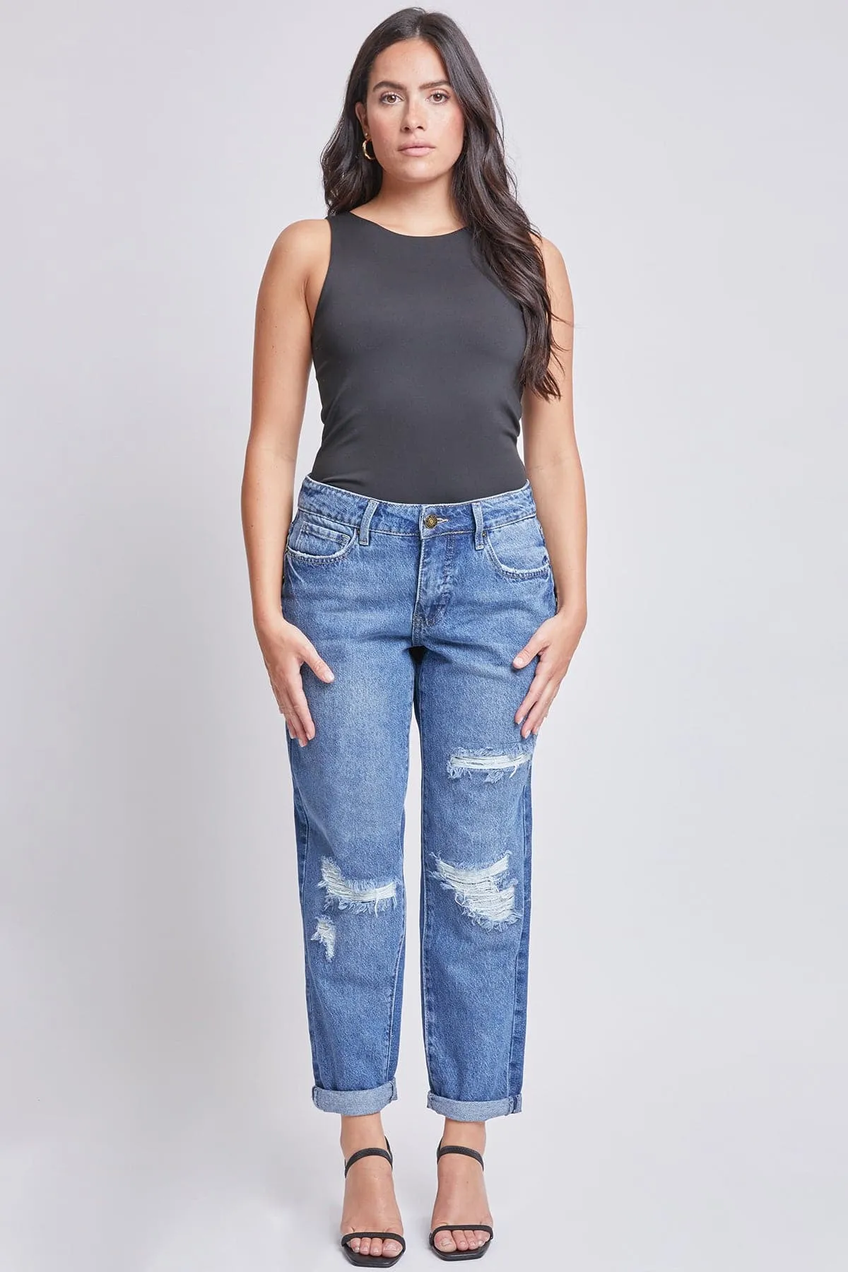 Women's Dream Mid Rise Boyfriend Fit Jeans