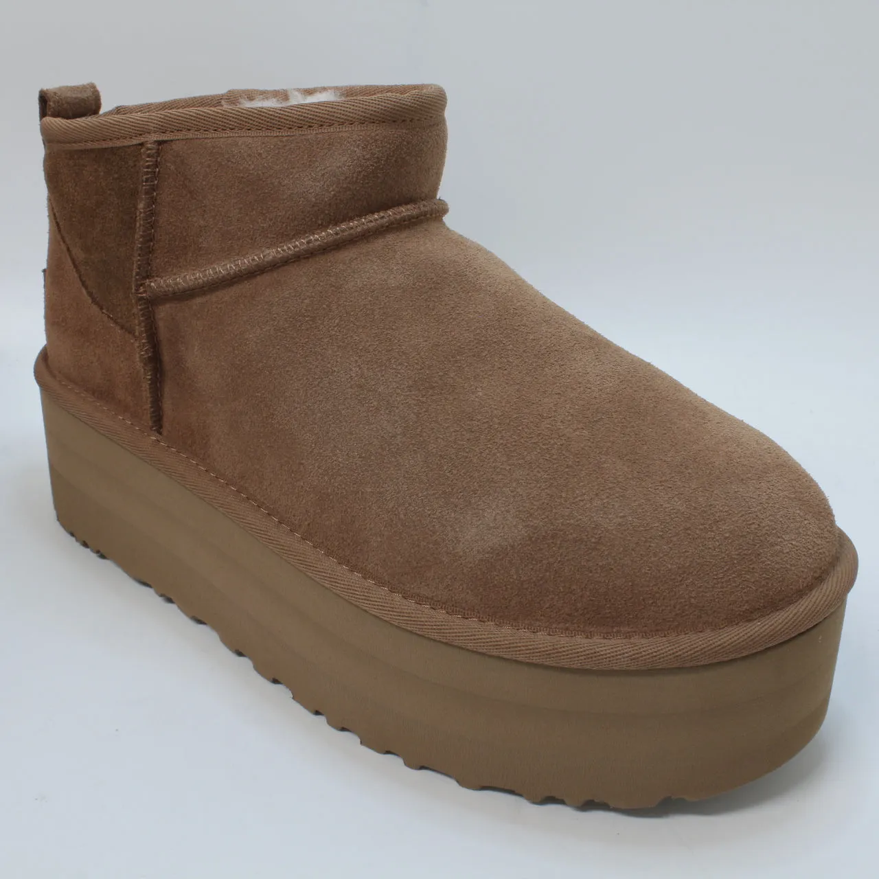 Womens UGG Classic Ultra Mini Platform Chestnut Uk Size 6