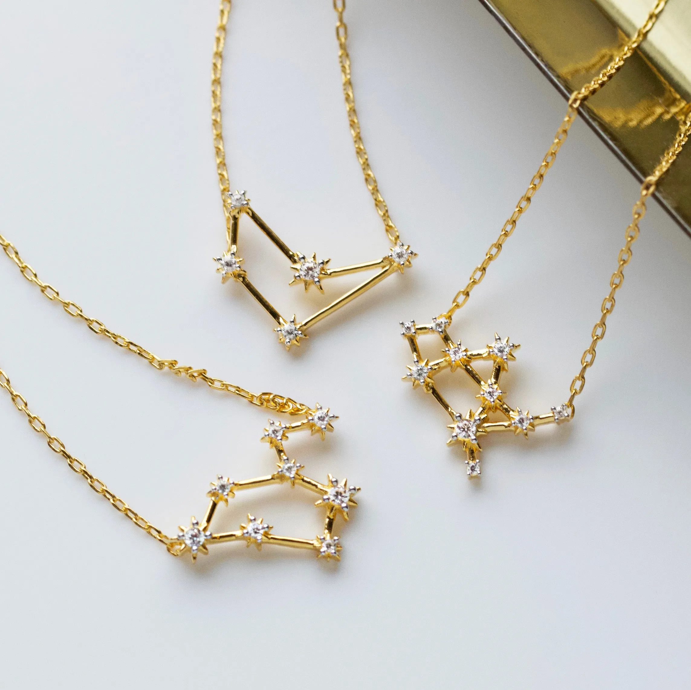 Zodiac Diamond Constellation Necklace